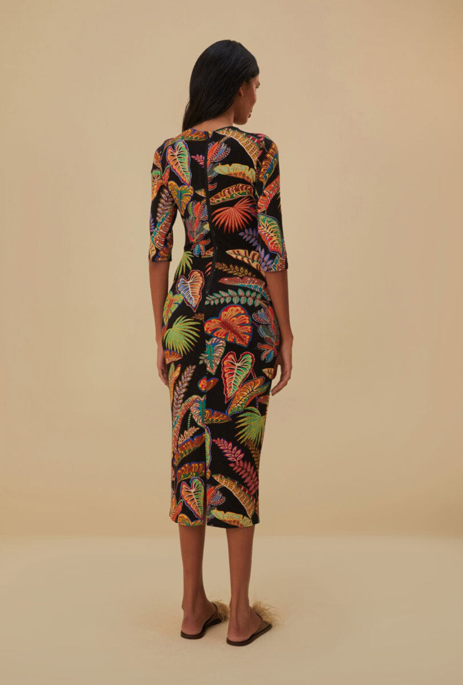 FARM RIO Midi-Kleid