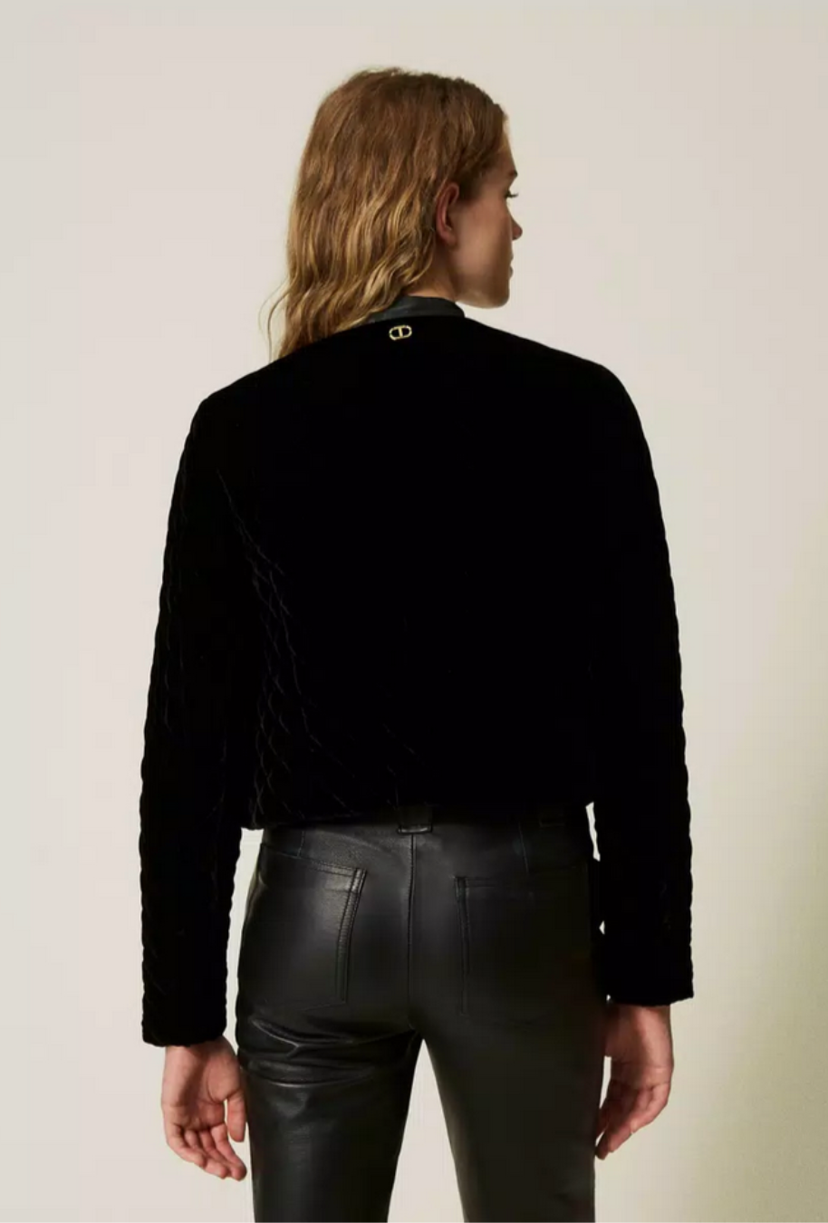 TWINSET velvet quilted jacket