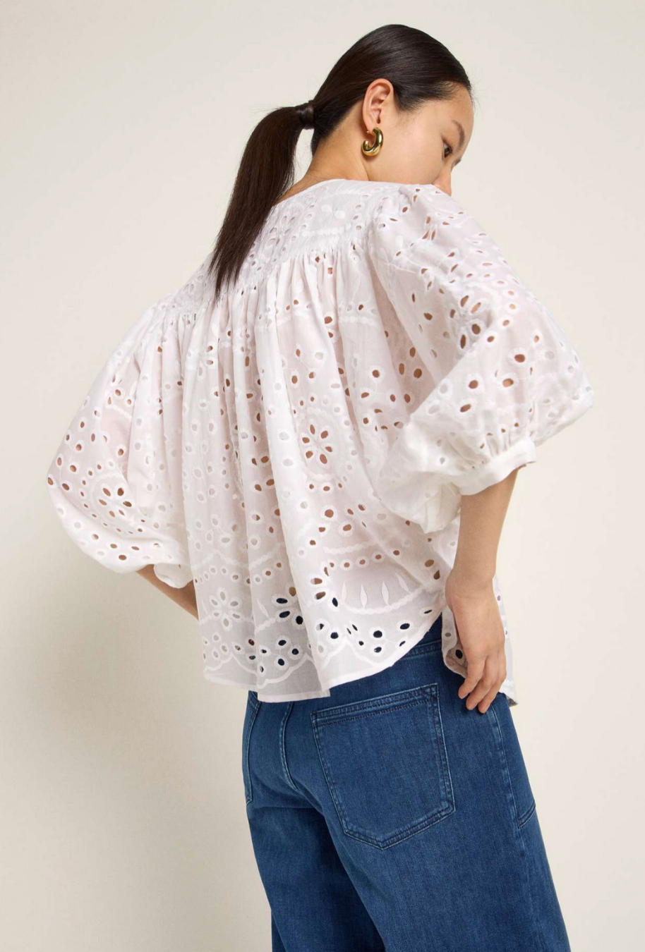 Stickereibluse