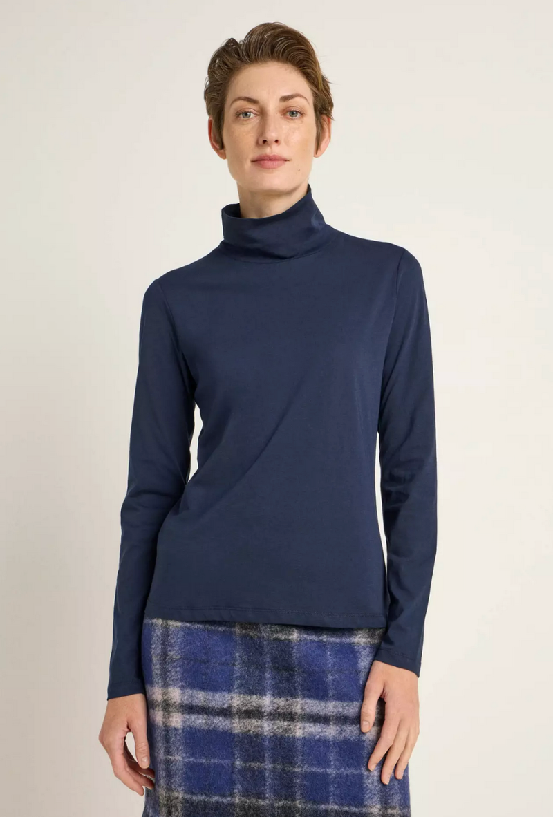LANIUS Rollkragenshirt aus Bio-Baumwolle