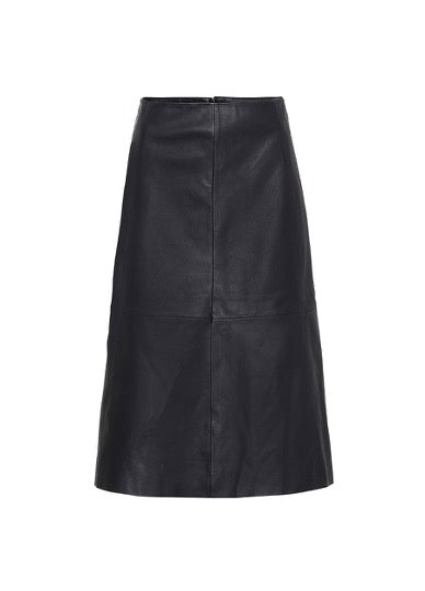 2ND Lambskin Skirt