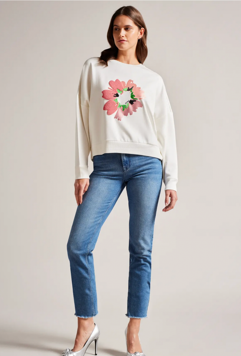 TED BAKER Pullover mit Blumendetails